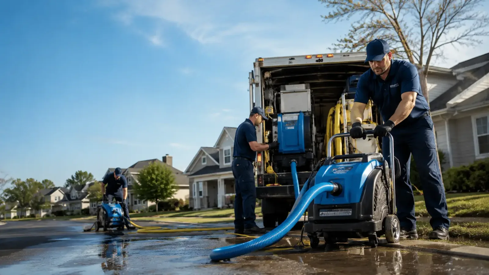 Flood Damage Cleanup in Poca, WV